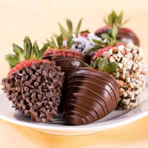 Chocolate Covered Strawberries! Photo courtesy of Two Chicks Bakery