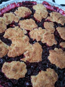 Homemade Cherry Cobbler