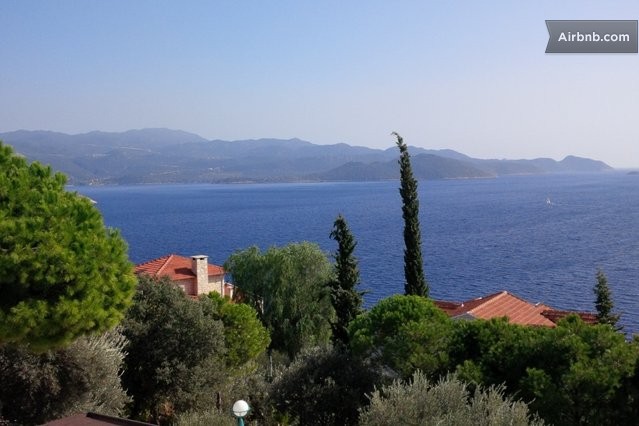 Great sea view.  Photo courtesy of airbnb.com.