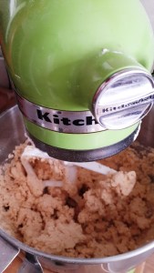 Big mixer is great, but a hand mixer or a whisk and wooden spoon will do